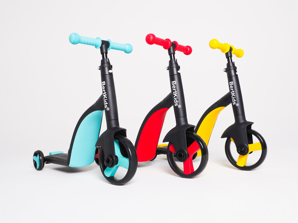 Самокат-беговел-велосипед от Bertkids. Его уже подделывают и продают. Мы не несем ответственность за подобный товар. На фото оригинальный продукт!  