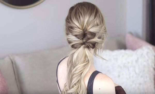 Фото: готовая элегантная прическа