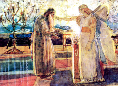 Архангел Гавриил открывает Даниилу события будущего.