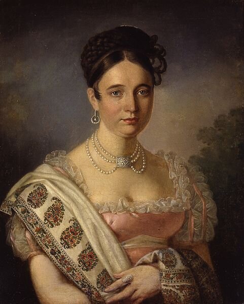 Женский портрет, Василий Тропинин, 1810-е. Из коллекции  Екатеринбургского музея изобразительных искусств  