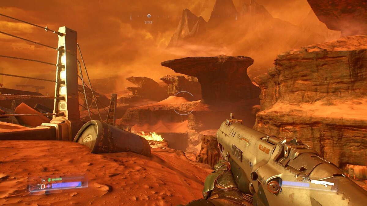 Скриншот из DOOM (2016).