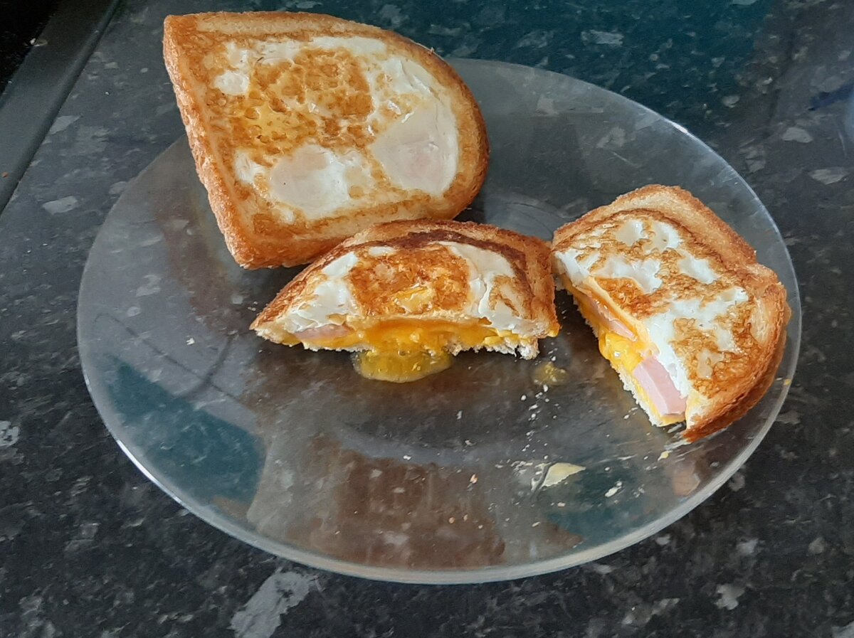 хлеб с яйцом рецепт с фото