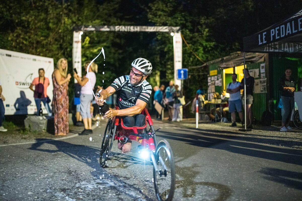 Единственный паратриатлет на swissultra Вальтер Еберле / swissultra.ch