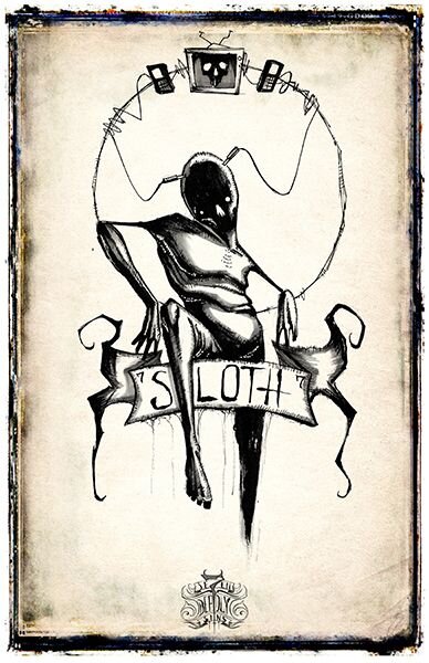 7 Смертных грехов эскизы