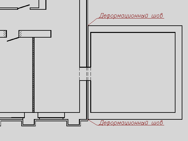 Слева основное здание. Справа — пристройка.