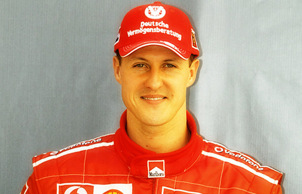 Автогонщик Михаэль Шумахер 
