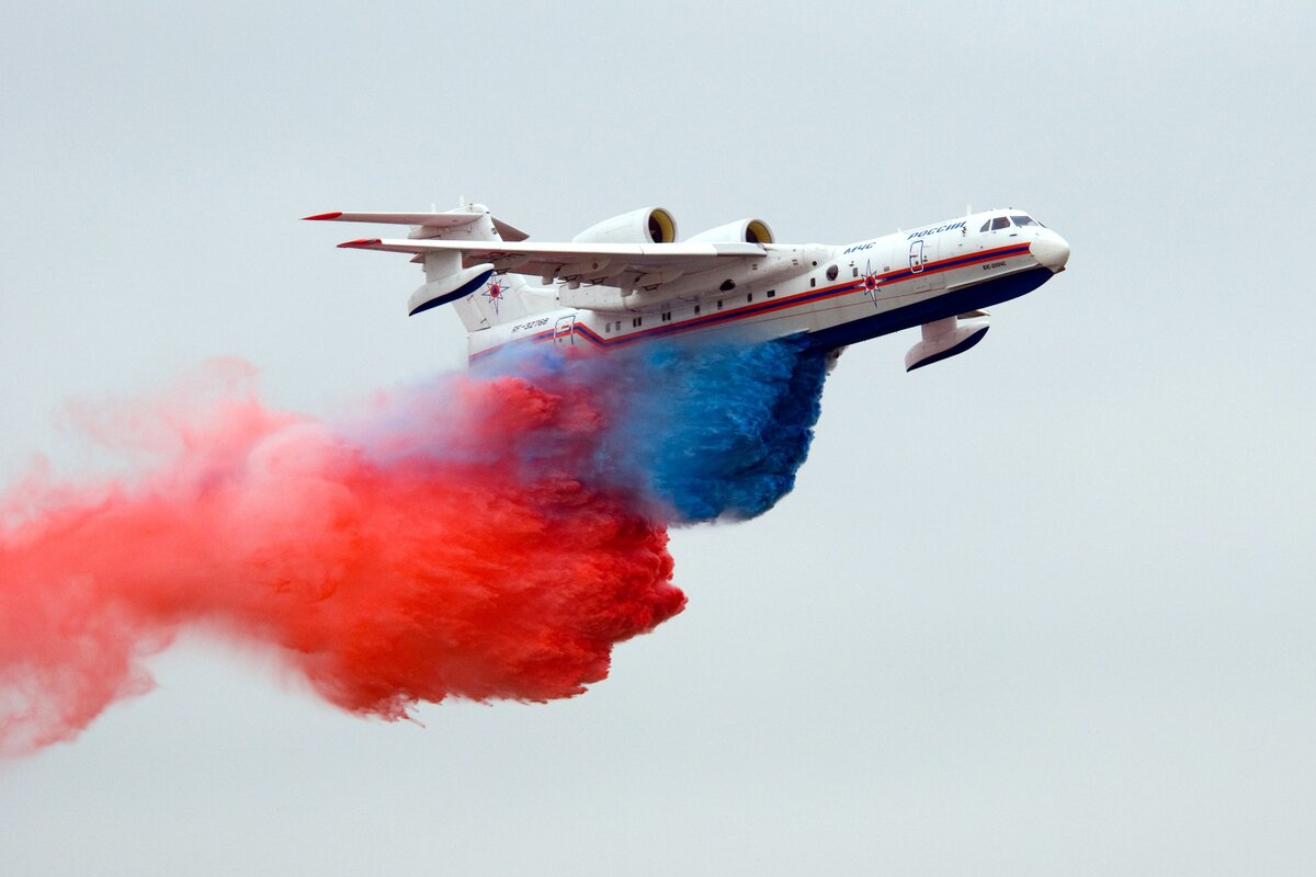 Бе-200 на МАКС-2009.