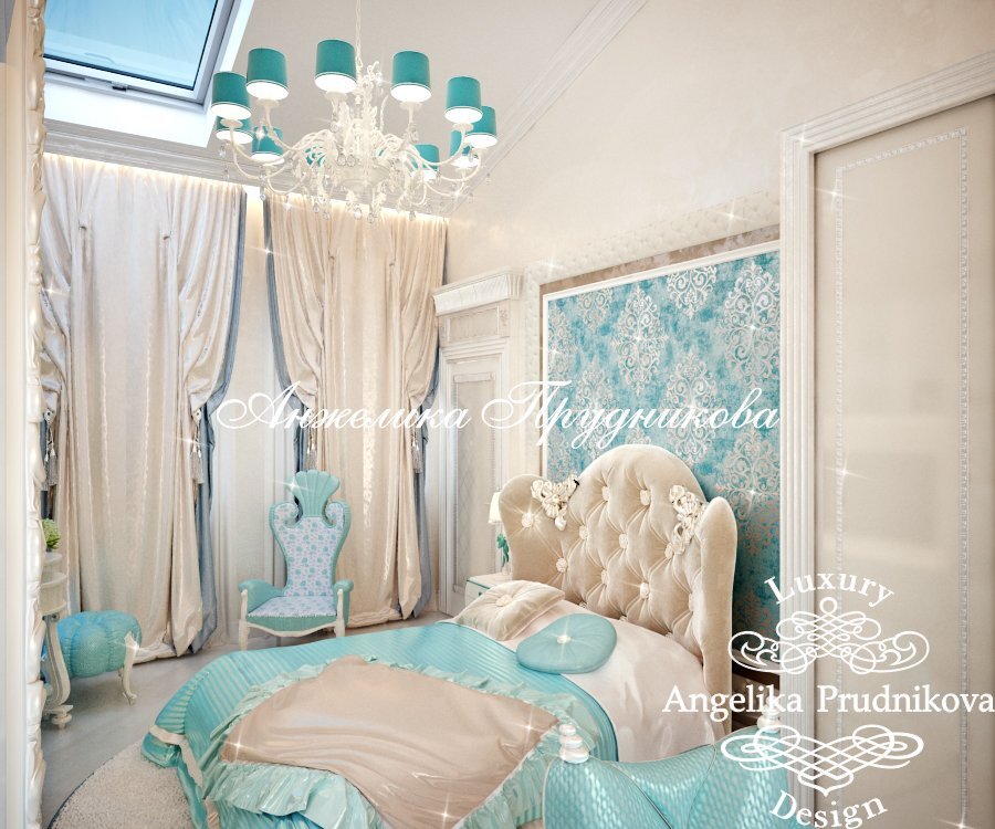 Интерьер детской комнаты для девочки-подростка