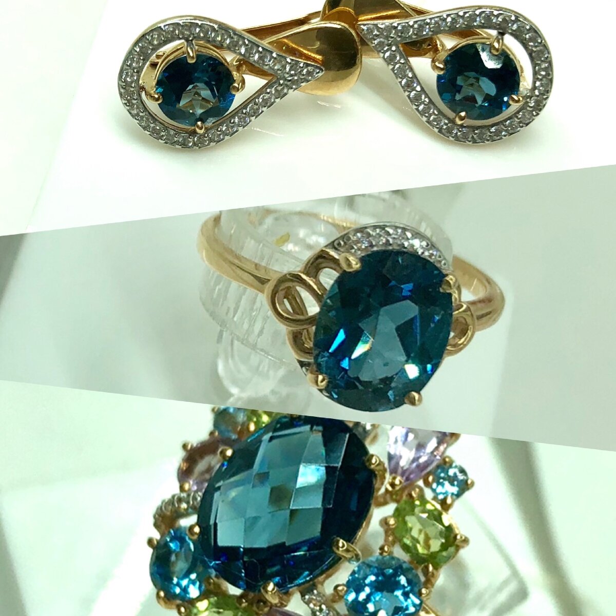 На одном из этих фото не природный ,а синтетический камень.Хотите знать какой?