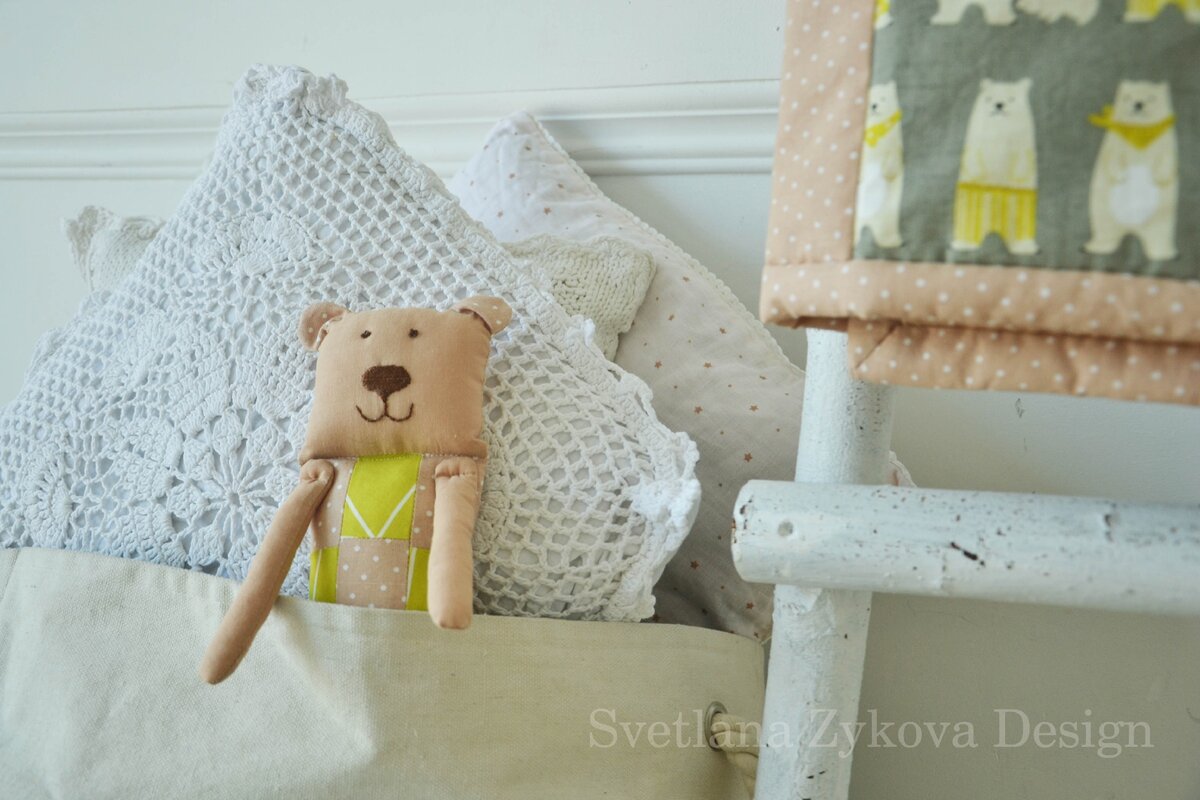 Мой мишута с моим одеялком))