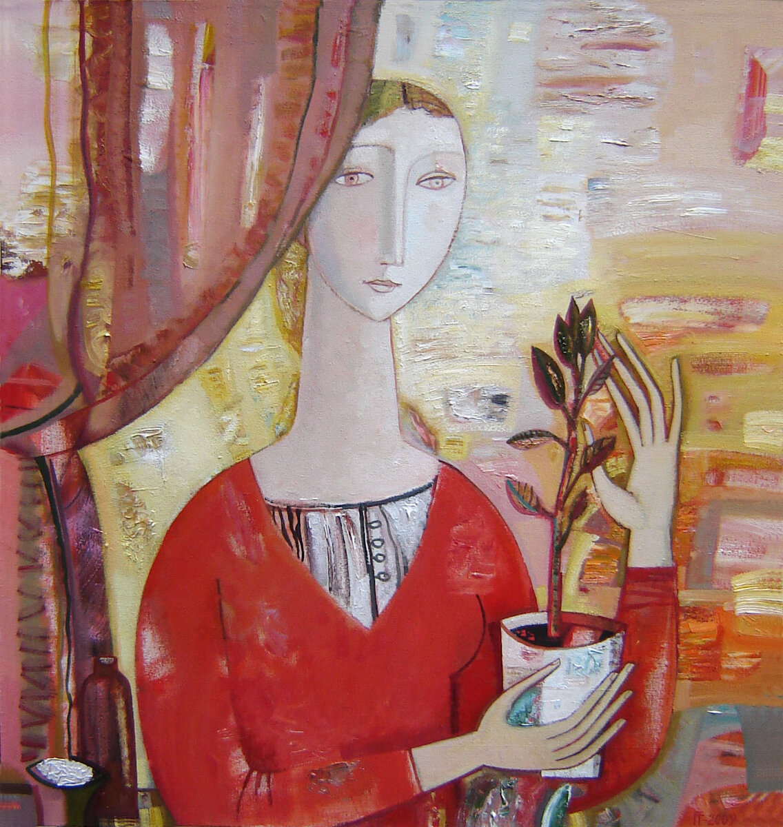 2. "Женщина у окна", Горшунова Татьяна