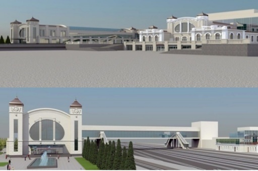 Новое здание ТПУ и пристрой к существующему вокзалу воссоздадут черты станции 1909 года 
Фото: «Салон-Вагон. Пермь»