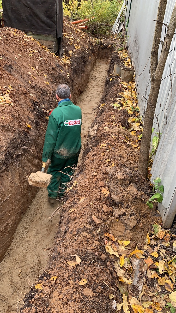 Перекладка канализации