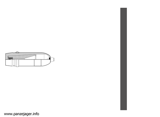 Пробитие кумулятивным снарядом.