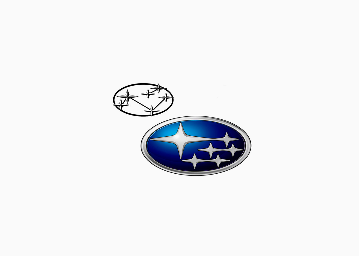 Что означают эти звезды? Увлекательная история логотипа Subaru | Турболого:  Дизайн и Бизнес | Дзен