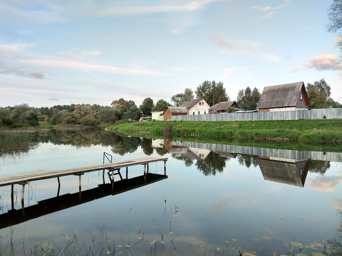 Река Протва в Верее.