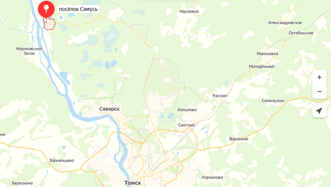 Фото из открытых источников: пгт. Самусь