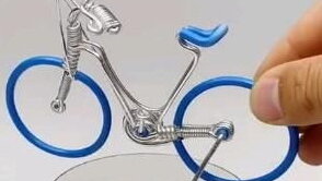 Мастер-класс Велосипед - кашпо из веревки и проволоки Мастер Татьяна Орлова | DIY Рукоделие