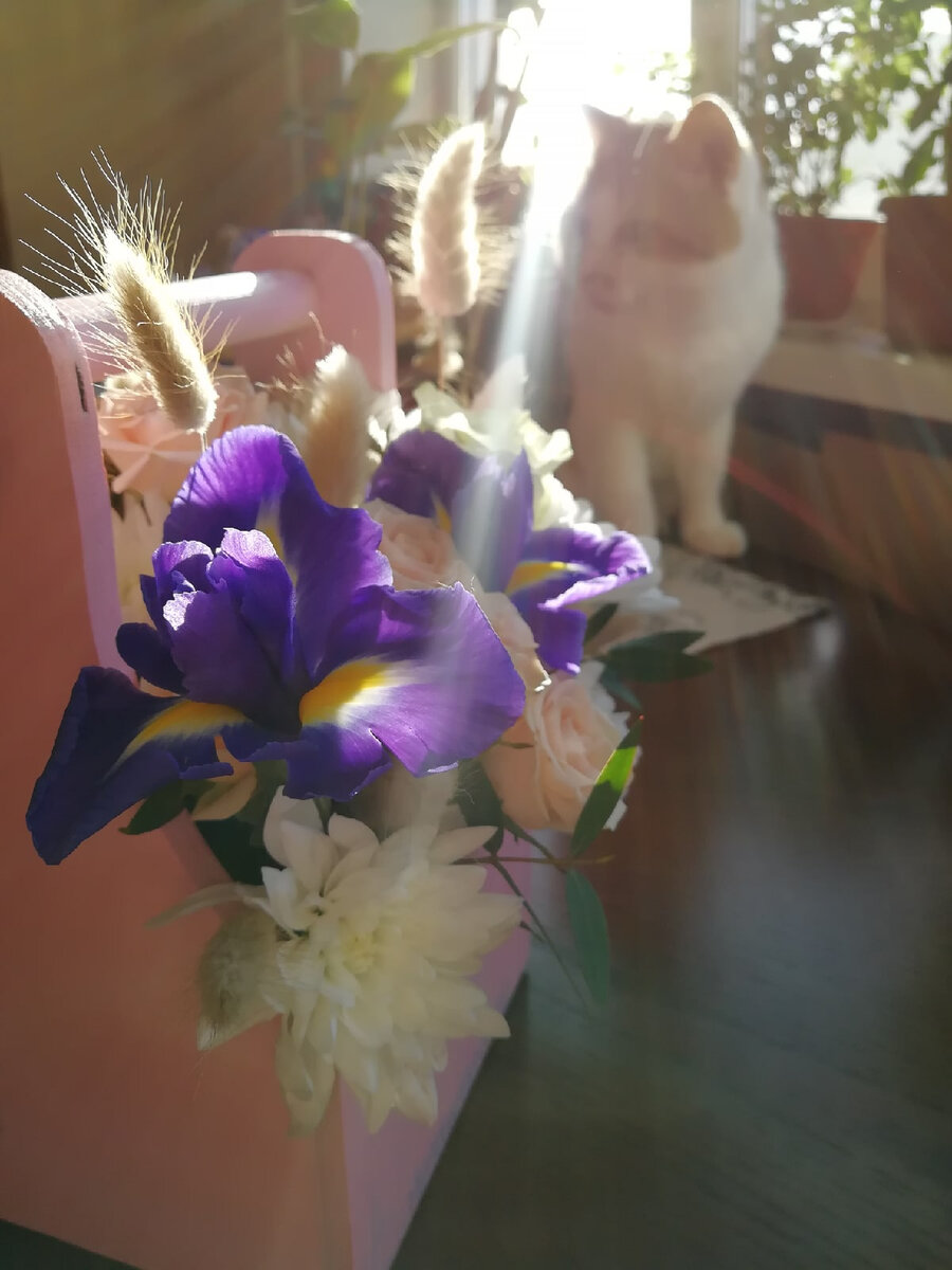 Красивых фото с моими букетами много не бывает))