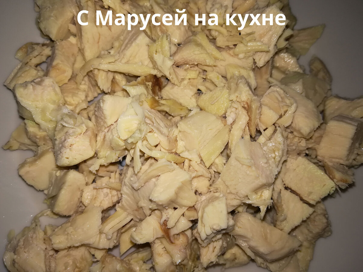 Простой и вкусный салат с курицей и овощами. | С Марусей на кухне | Дзен