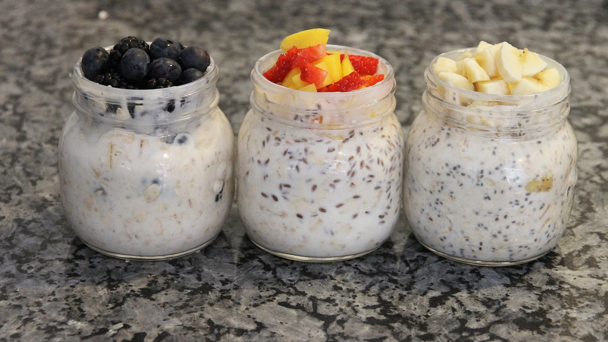 Каша-ночнушка или же ленивая овсянка 