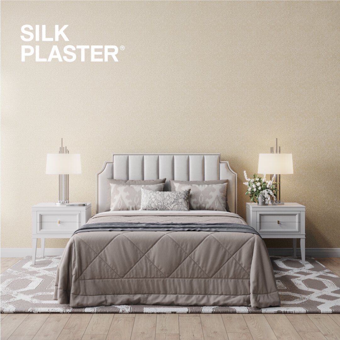 На фото жидкие обои SILK PLASTER Miracle 1014