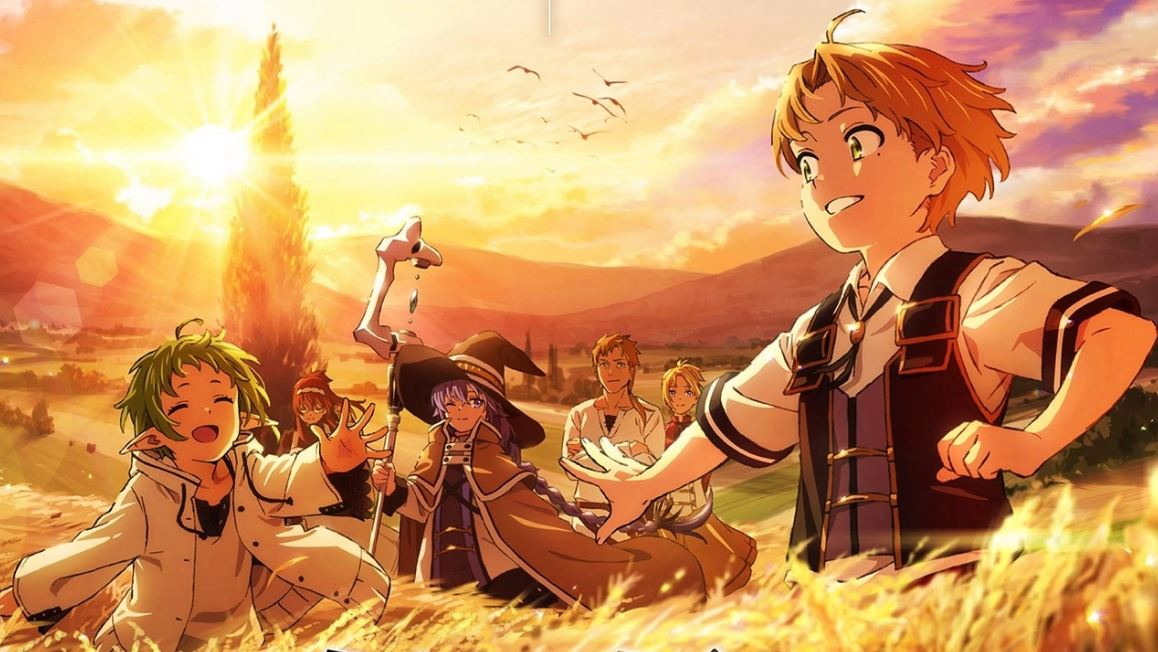 Аниме арт "Реинкарнация безработного: История о приключениях в другом мире"