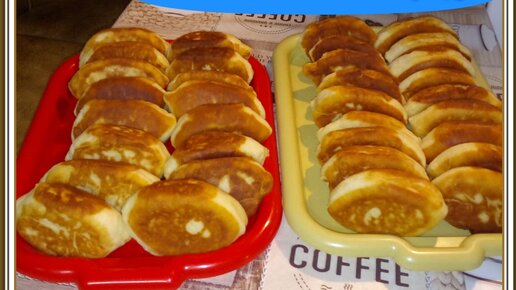 Дрожжевые пирожки с куриной печенью на сковороде