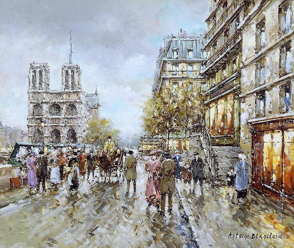 Painting paris. Антуан Бланшар Париж. Художник Антуан Бланшар картины. Антуан Бланшар картины Парижа. Антуан Бланшар Триумфальная арка.