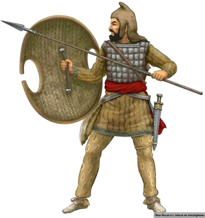 Персидский воин эпохи Ахеменидской державы. Источник картинки – https://clck.ru/reWii 