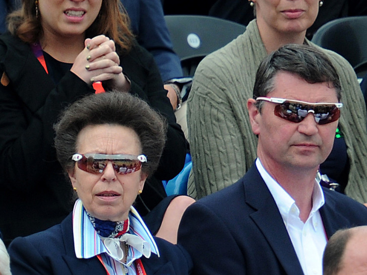 Принцесса Анна и Тимоти Лоуренс во время соревнований по троеборью на Олимпийских играх в Лондоне, 31 июля 2012