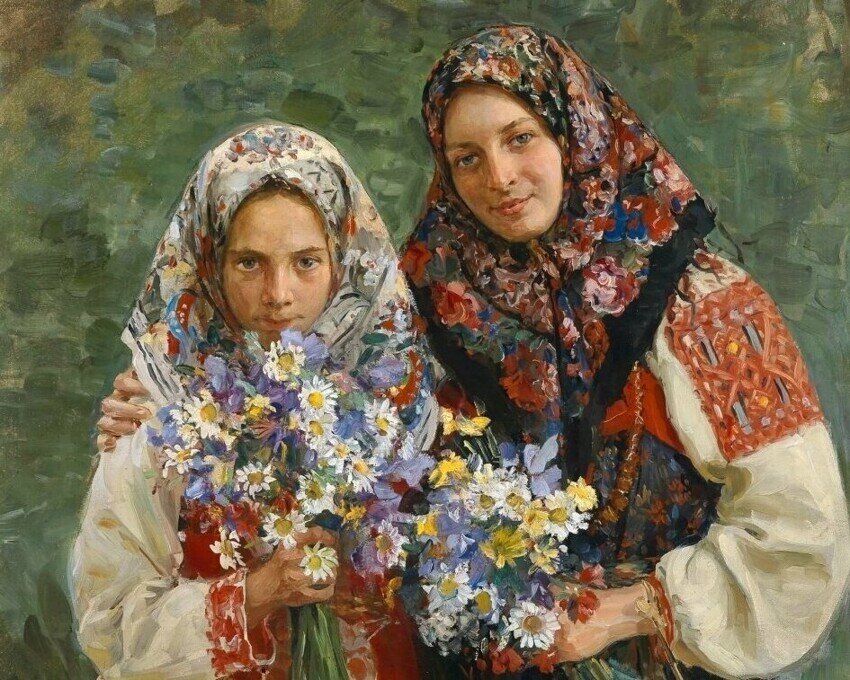Узоры расписные. Русские платки в живописи | Краюшкина. Поэзия ...