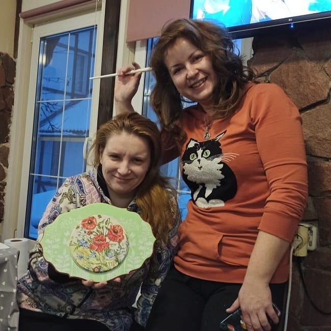 Фото из личного архива. МК по декору и декупажу #в_гостях_у_Марины