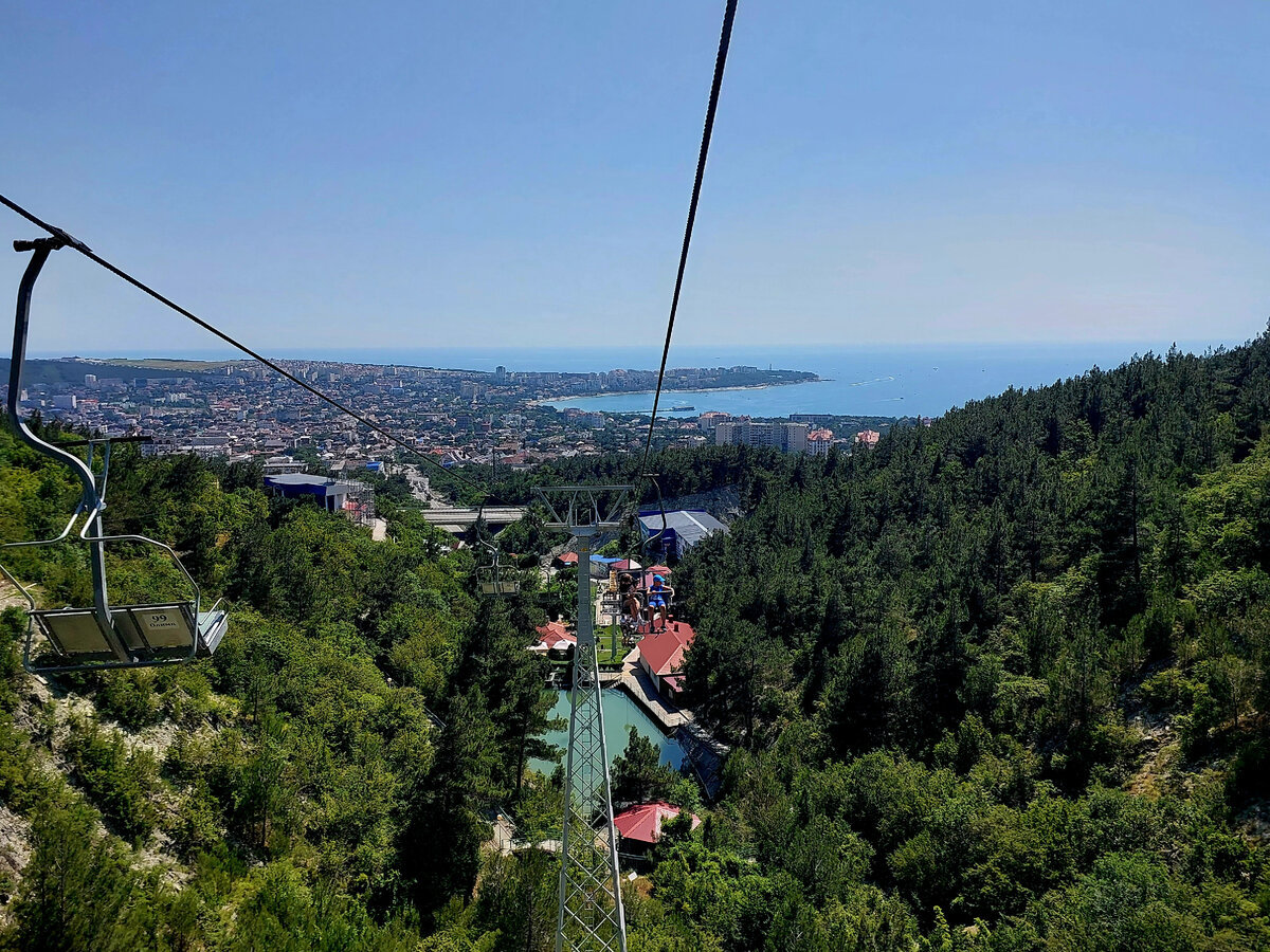 канатная дорога в сафари парке в геленджике