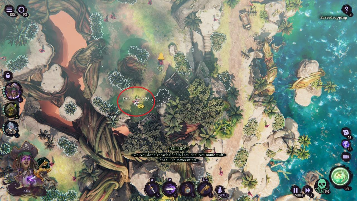 ✅Этот гайд по игре Shadow Gambit: The Cursed Crew поможет вам найти всех разработчиков на разных картах. При игре вам следует нажать «h», чтобы выделить врагов и видеть их имена.-32