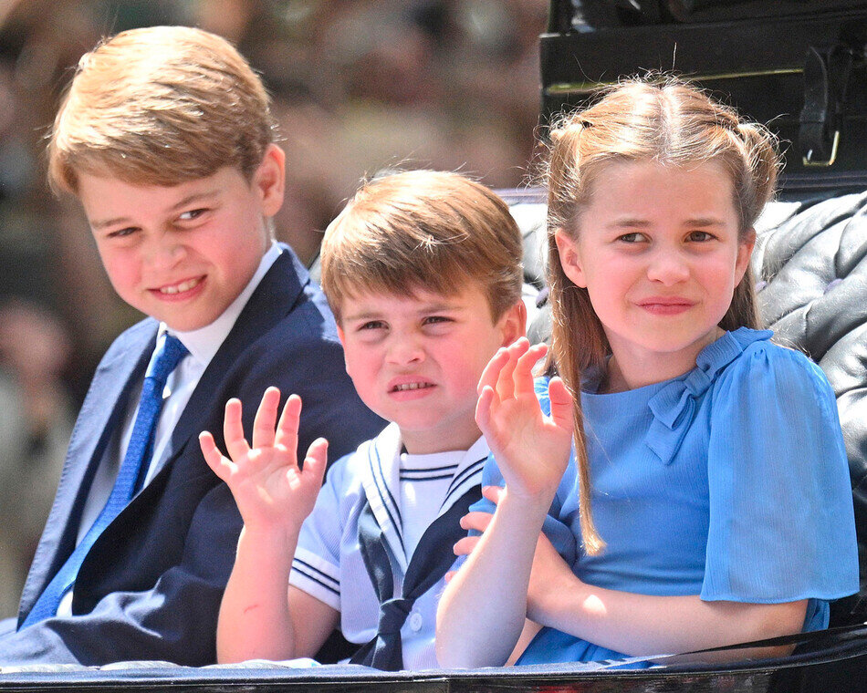 Принцы Джордж, Луи и принцесса Шарлотта