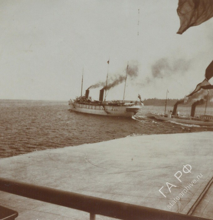 Фото яхты из альбома Марии Николаевны. 1909-1912гг