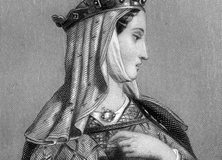 Не смотрите, что портрет по современным меркам некрасивый. В XII веке такие женщины считались ОЧЕНЬ красивыми. О красоте Алиеноры вообще ходили легенды.