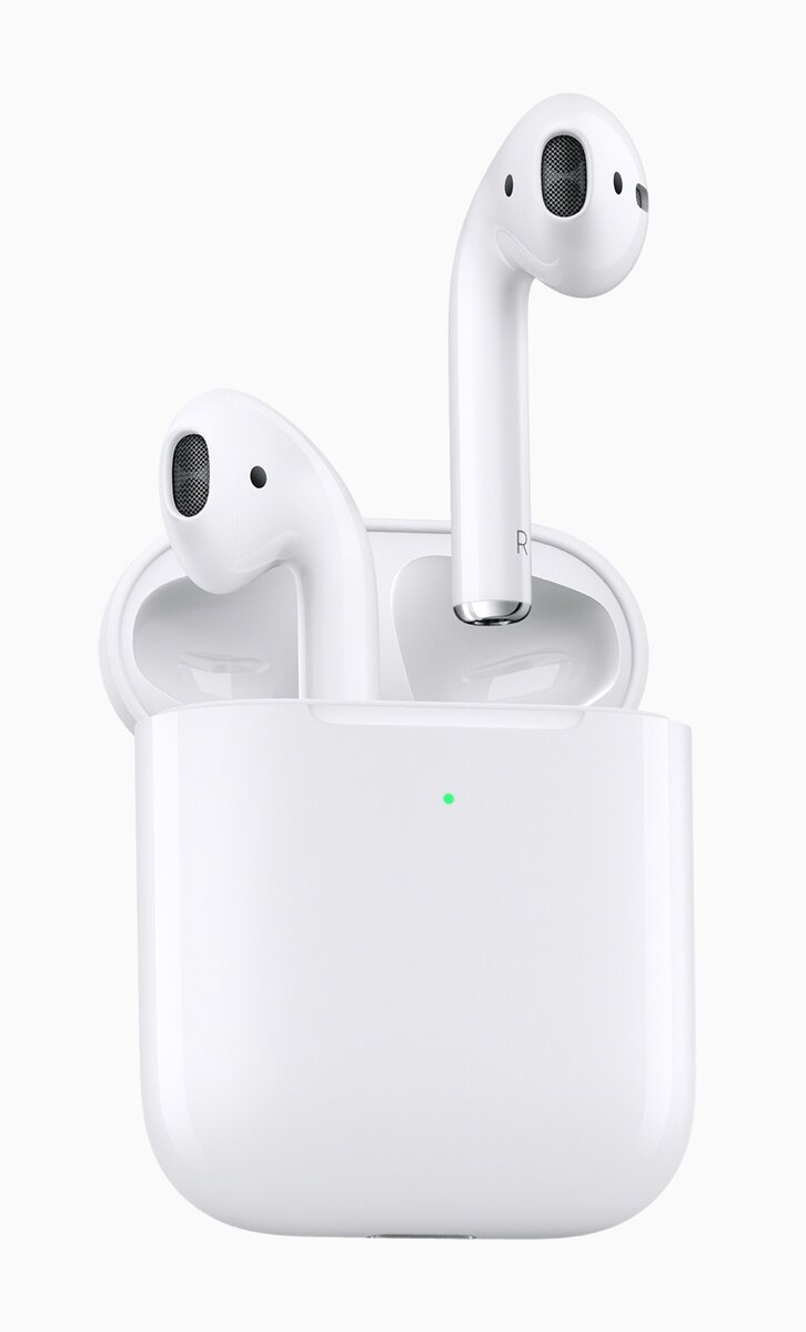 Новые AirPods сохранили все те уникальные преимущества, которые обеспечили им огромную популярность. Теперь они работают без подзарядки в режиме разговора на 50% дольше и поддерживают функцию голосового управления «Привет, Siri». А также доступны с беспроводным зарядным чехлом.