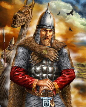 Рюрик - первый древнерусский князь. 