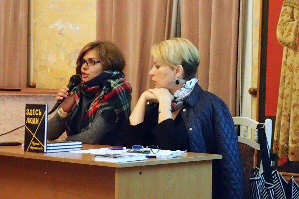 Я на презентации книги в Фонде Славянской Письменности. Октябрь 2018 года.