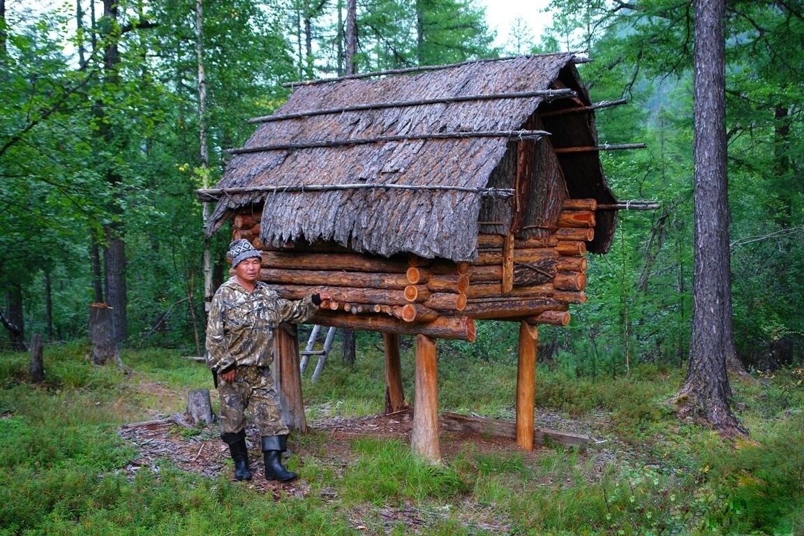 Охотничьи избушки на Исети