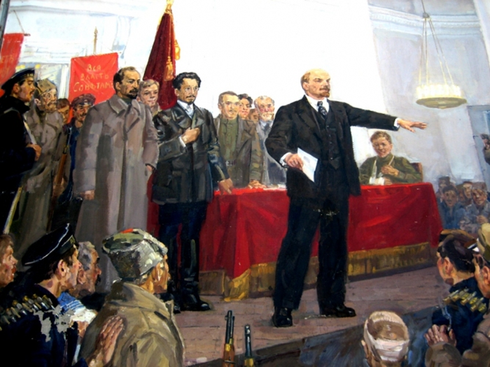 Картина ленин на диване