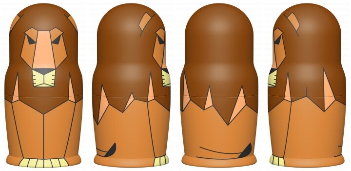                             Нарисовать такую матрёшку проще, чем кажется!