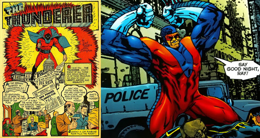 Суперспособность этого парня заключается в том, что он очень, очень, ОЧЕНЬ громко кричит. Но и то — не из-за своих мощных голосовых связок, а из-за встроенного в костюм микрофона.

