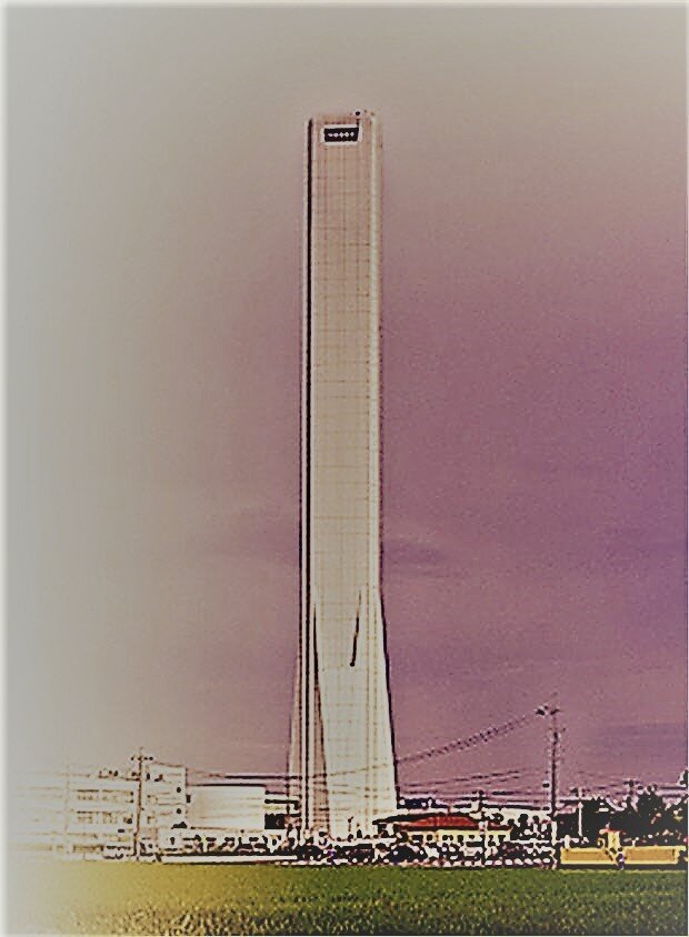 Испытательная башня для лифтов Mitsubishi Electric (Япония)