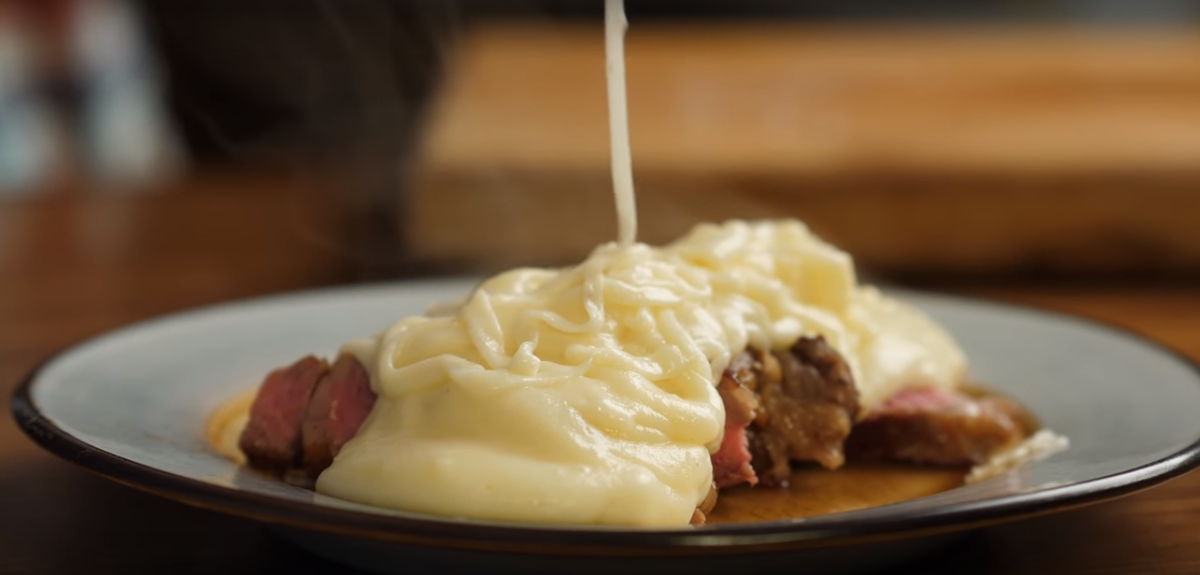 Заказать "Картофельное пюре с пармезаном" из Osteria Mario в Мытищах через Яндек