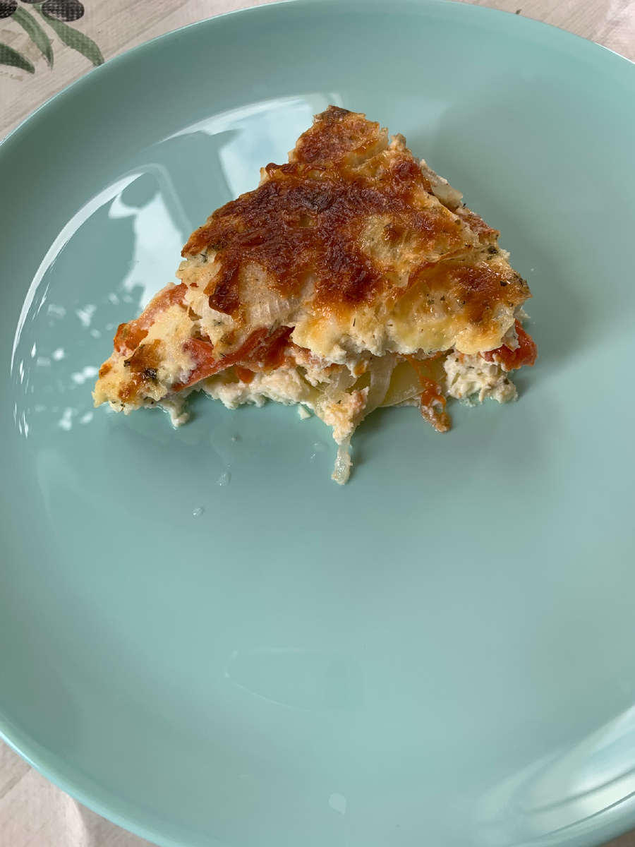 Омлет с овощами 