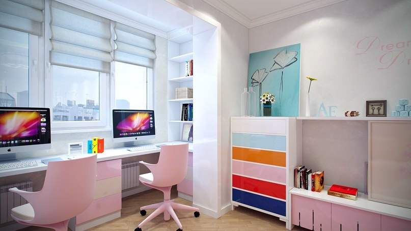 Рабочее место на подоконнике