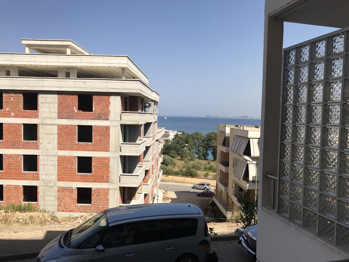 Вид из нашей квартиры с видом на море